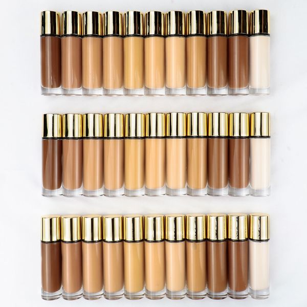 Matte Liquid Foundation Private Label Mineral Foundation for Dark Skin Foundation Logo Cosmetics Diy Makeup