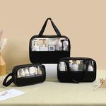 2024 New Custom Large Capacity Makeup Bag Personalized PVC Transparent Women Cosmetic Bag